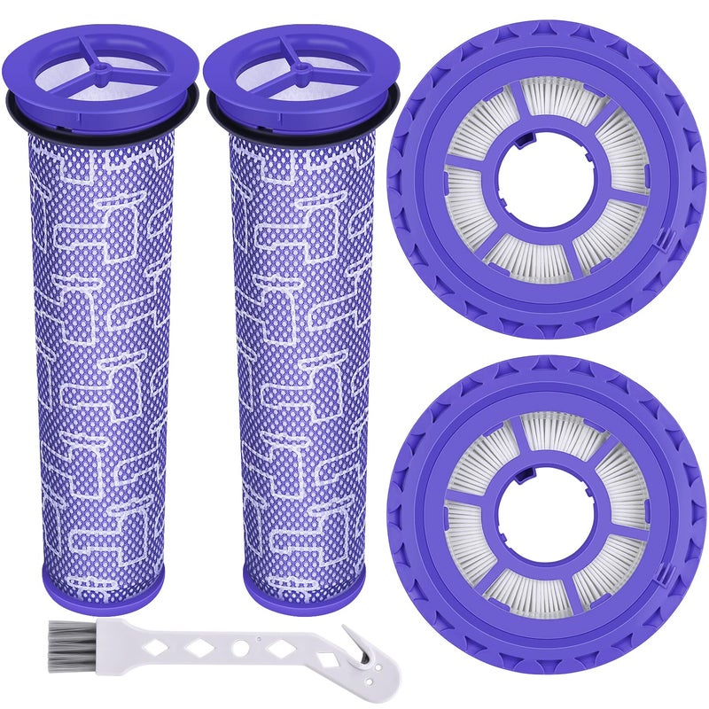 Anewise Filter Replacements for Dyson DC41, DC65, DC66, UP13, UP20 Multi Floor, Ball and Animal Vacuum, 2 Post Filters & 2 Pre Filters, Replaces Part # 920769-01 & 920640-01 - Image 1